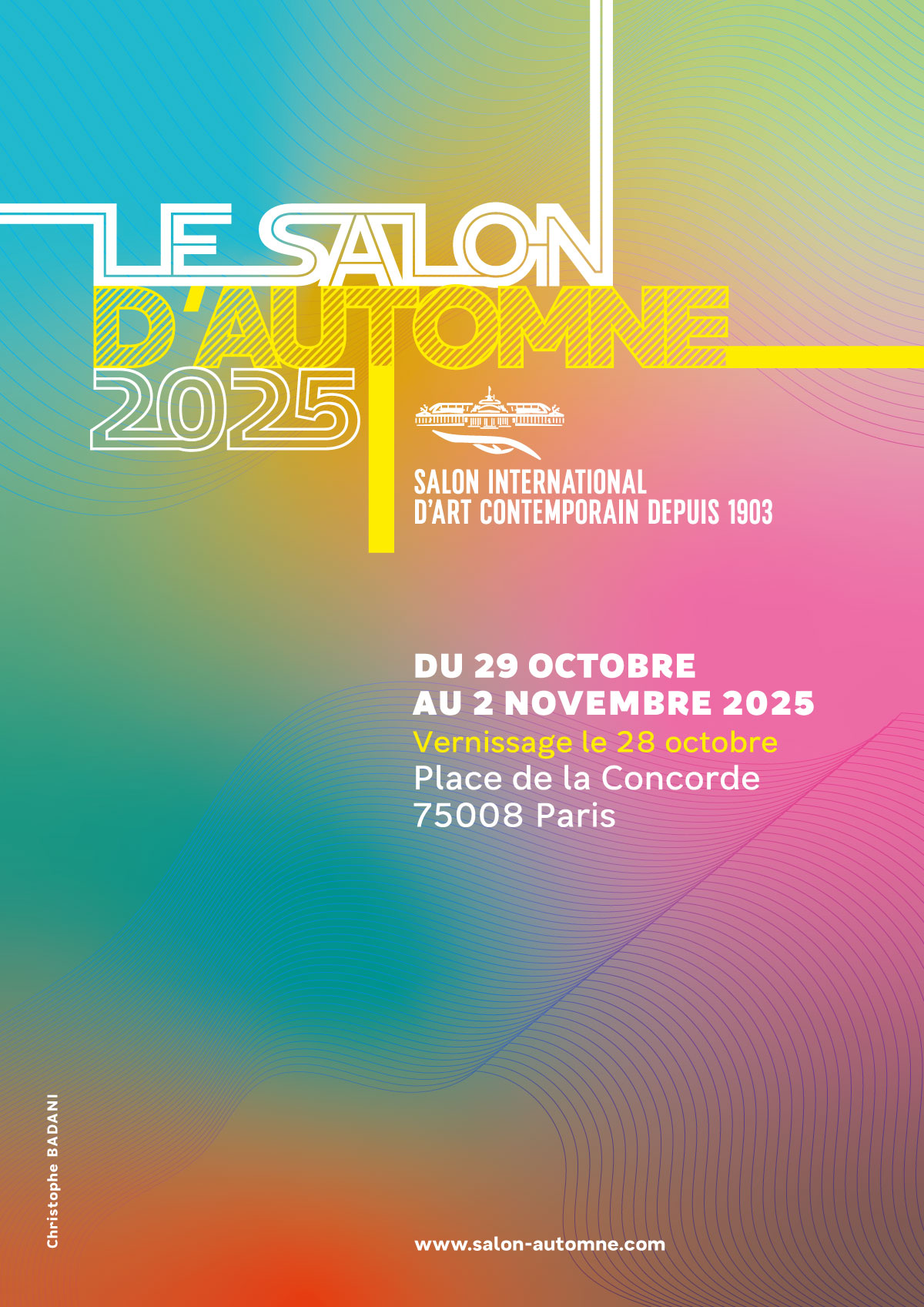 Affiche Salon d'Automne Paris 2025 - Christophe Badani