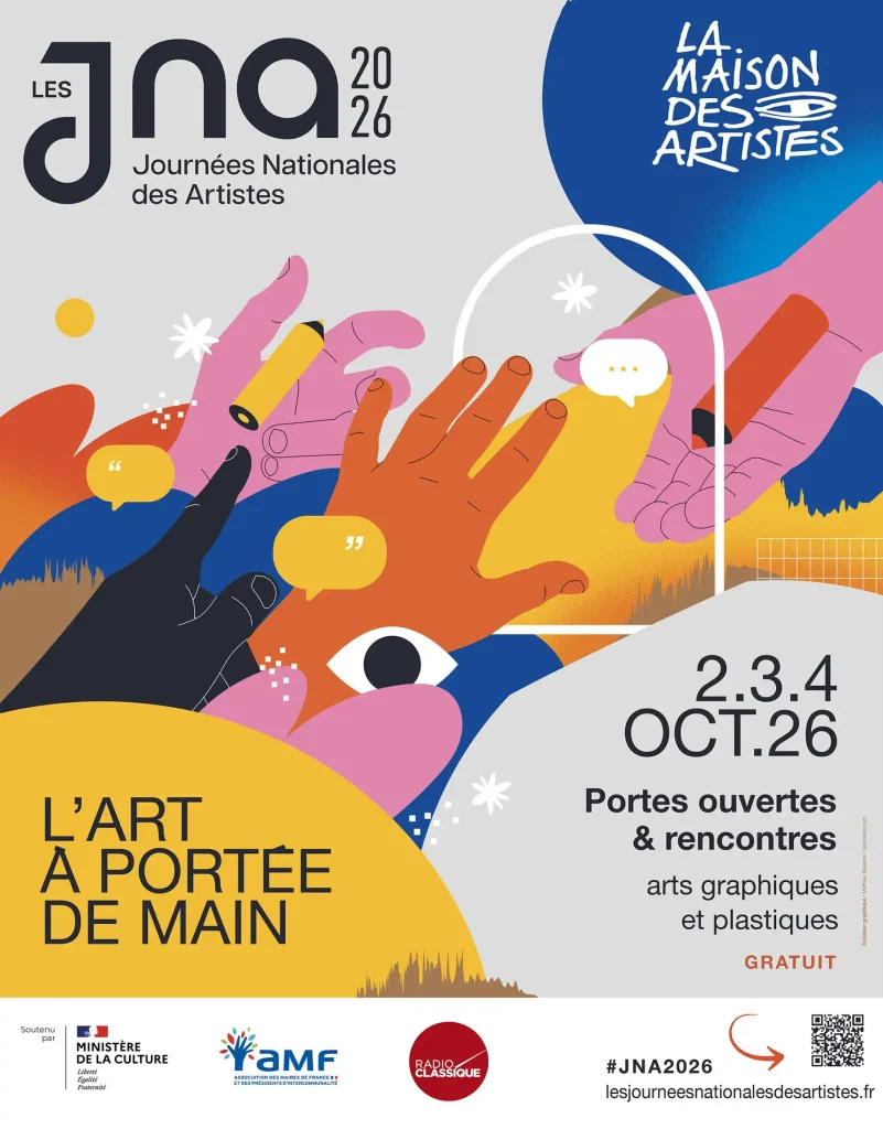 Affiche Journées Nationales des Artistes 2026
