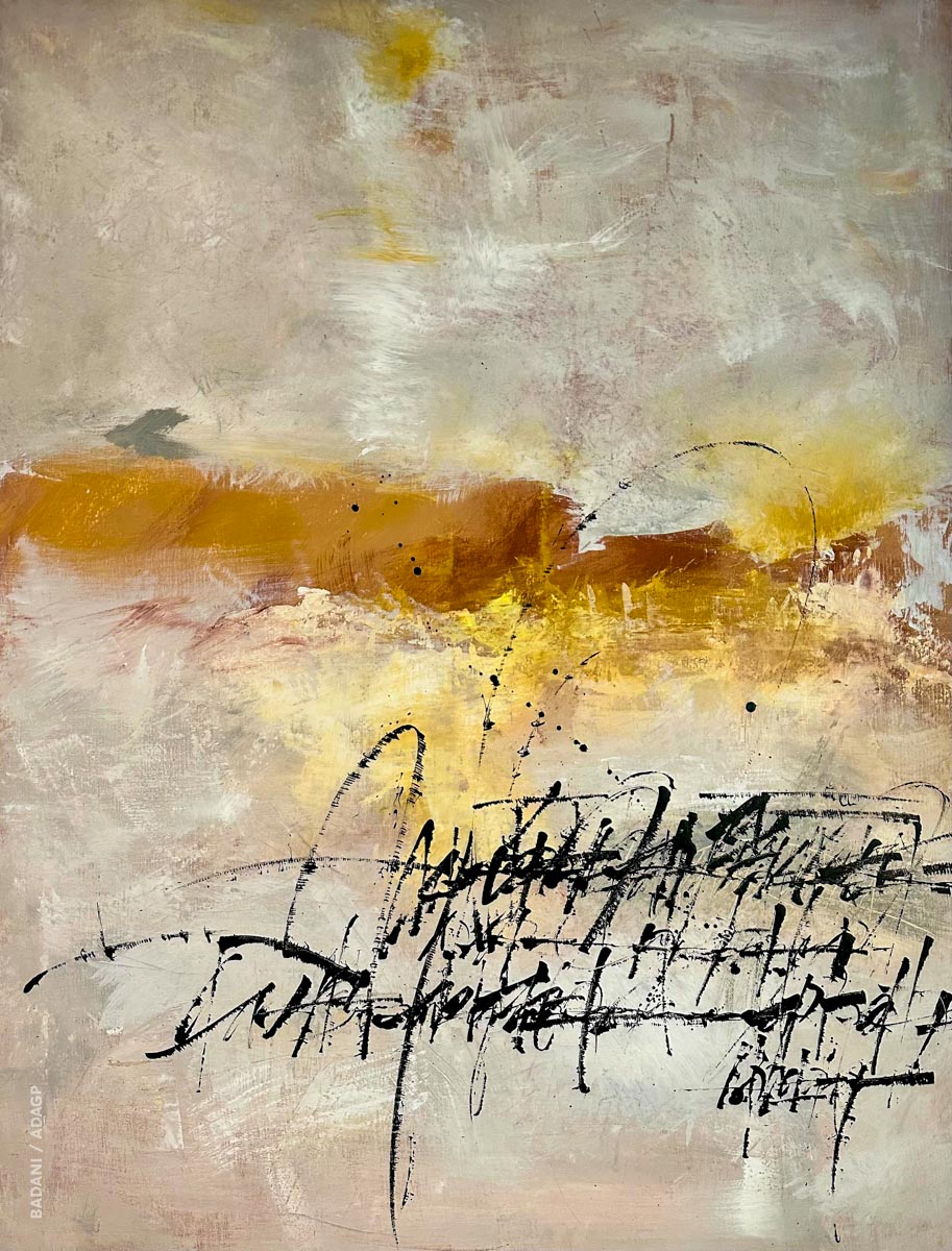 « PÉTRICHOR » - Acrylique sur toile - 89x116 cm