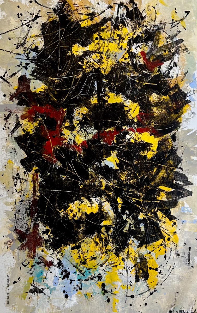 « CHRONIQUES CONTEMPORAINES #2 » - 120x200 cm - Acrylique sur toile