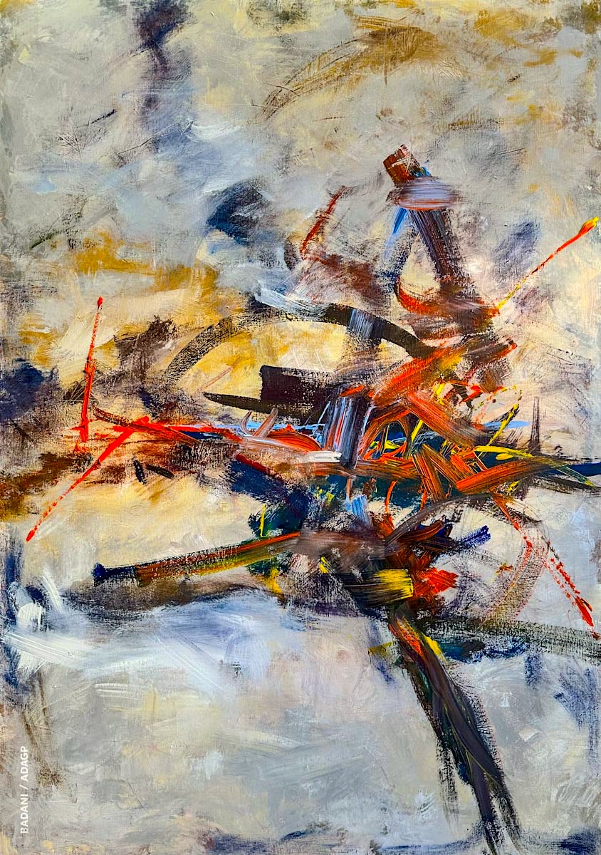 « SOUS LA PEAU » - Acrylique sur toile - 130x162 cm